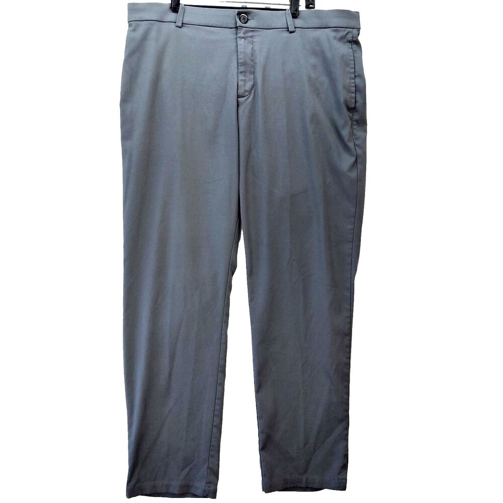 Nike Golf Pant Men 38x32 Gray Victory Standard Dri Fit Performance Stretch AJ548